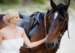 foto matrimonio a cavallo